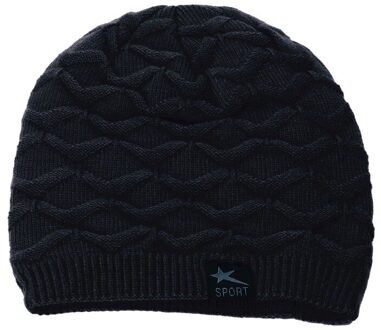 Herfst Winter Mutsen Gebreide Muts Dikke Katoen Motorkap Warm Baggy Hoeden Voor Mannen Vrouwen Mutsen Hoeden 2