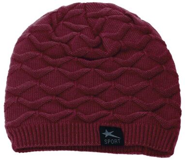 Herfst Winter Mutsen Gebreide Muts Dikke Katoen Motorkap Warm Baggy Hoeden Voor Mannen Vrouwen Mutsen Hoeden 3