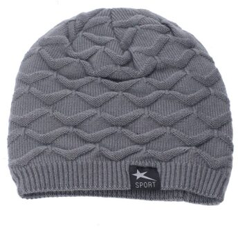 Herfst Winter Mutsen Gebreide Muts Dikke Katoen Motorkap Warm Baggy Hoeden Voor Mannen Vrouwen Mutsen Hoeden 4