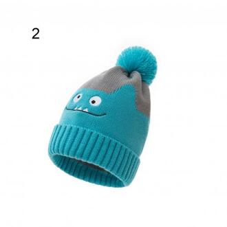 Herfst Winter Zacht Kinderen Cartoon Cap Creatieve Polygonal Dinosaurus Warme Muts 02