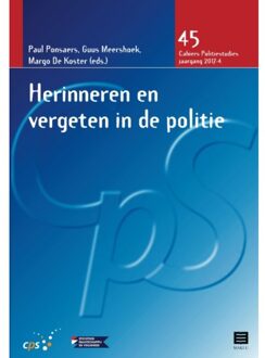 Herinneren en vergeten in de politie - Boek Maklu, Uitgever (9046609081)