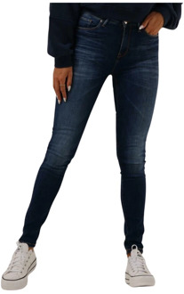 Heritage high rise skinny fit jeans met stretch Indigo - W31/L30