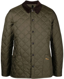 Heritage Liddesdale Quilted Jacket Groen - Xl,S