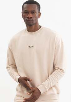 Heritage trainingspak met print voor heren Ecru - L