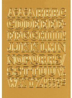 Herma Etiket Herma 4183 12mm letters A-Z goudfolie 50stuks