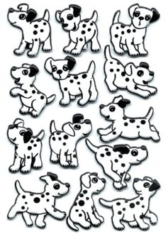 Herma Etiket Herma dalmatiers foam