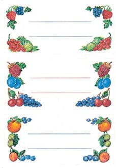 Herma Etiket Herma keuken fruit