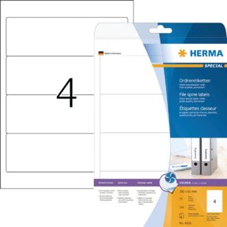 Herma Rugetiket Herma breed 61x192mm zelfklevend wit