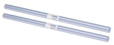 Herma Transparant boeken kaftfolie - 2x - Niet zelfklevend - schoolboeken - 500 x 40 cm