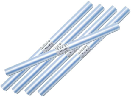 Herma Transparant boeken kaftfolie - 5x - Niet zelfklevend - schoolboeken - 500 x 40 cm