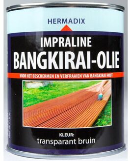 Hermadix 2 stuks Impraline Bangkirai Olie 750 ML Transparant