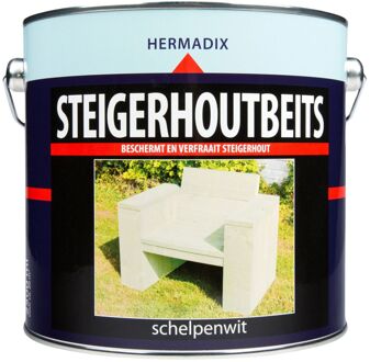 Hermadix Steigerh.beits schelpen wit 2500 ml