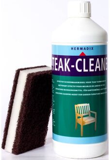 Hermadix Teak-cleaner, schoonmaak middel teak hout, 1 liter