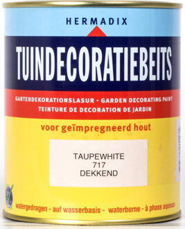 Hermadix Tuindecoratiebeits 716 taupe 750 ml Wit