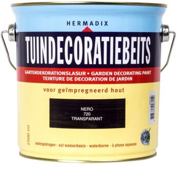 Hermadix Tuindecoratiebeits 720 nero 2500 ml Zwart