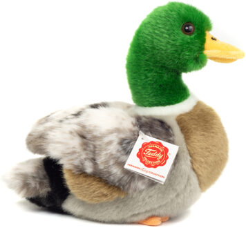 Hermann Teddy Knuffeldier Wilde Eend - zachte pluche stof - 24 cm