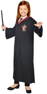 Hermelien Mantel Kind Rood - Zalm, Zwart