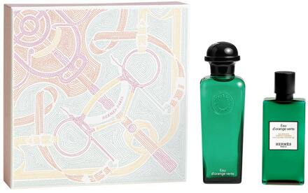 Hermes Geschenkset Hermes Eau D'Orange Verte Gift Set 80 ml + 100 ml