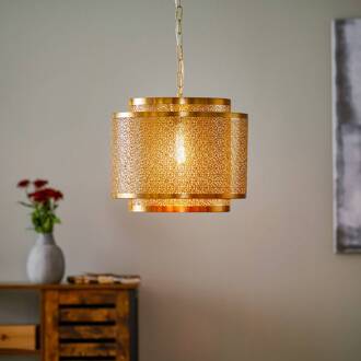 Hermine hanglamp, messing mat messing