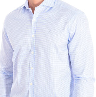 HERMIONE3 heren shirt met lange mouwen - maat EU 38 Veelkleurig