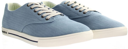 Hermosa Blauw Mirage Visgraat Twill Surwash Plimsoll Heren Plimsolls - maat EU 47.5 / UK 12