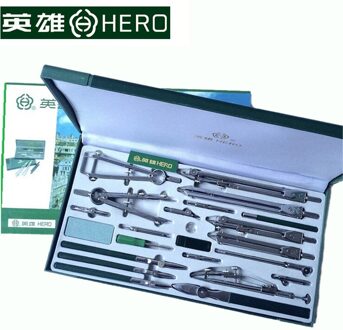Hero H4023 23 Tekening Instrumenten Opstellen Metalen Kompas Tool Pak Voor Mechanische Constructie Techniek