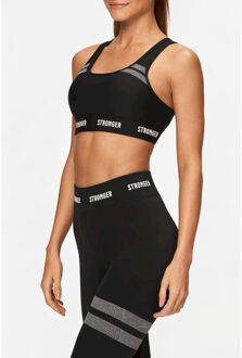 hero leggings lange trainingslegging dames - Zwart - S