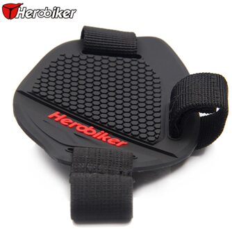 Herobiker Motorfiets Shift Pad Voor Rijden Rubber Versnellingspook Shifter Schoen Laarzen Protector Shift Motorbike Boot Cover