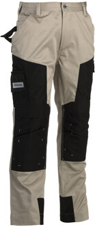 Herock Capua | Werkbroek met kniestukken Beige/Zwart - NL:40 BE:34