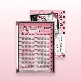 Heroine Camellia Series Individual Natural False Eyelashes - 2 Types Natural - Photogenic (8 pairs/64 clusters)