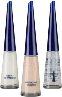 Herome French Manicure Set Salmon - 3 x10 ml - In Drie Stappen Een Complete French Manicure Met Een Natuurlijke Uitstraling