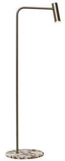 Heron Vloerlamp - Brons - Calacatta Viola