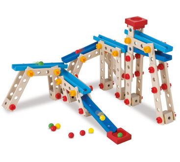 Heros Constructor knikkerbaan, 140-delig