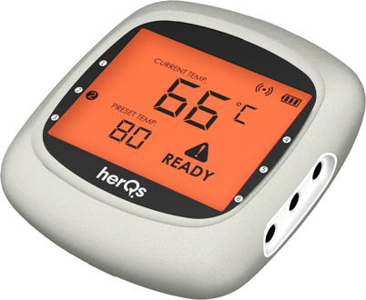 HerQs EasyBBQ pro - Slimme barbecuethermometer Wit