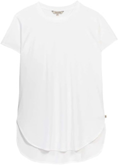 Herrlicher Basic duurzaam t-shirt liljana - Wit - M