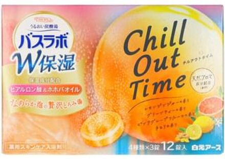 HERS Bath Lab W Moisturizing Bath Tablets Chill Out Time - 45g x 12