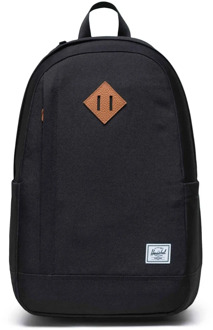 Herschel Katoenen Rugzak Herfst/Winter 2024 Zwart Herschel , Black , Heren - ONE Size