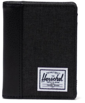 Herschel Opvouwbare portemonnee met RFID-bescherming Herschel , Black , Heren - ONE Size