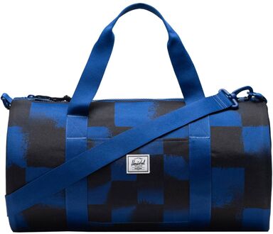 Herschel Supply Co. Classic Duffle Little Herschel stencil checker sodalite blue weekendtas handbagage Multicolor - H 25 x B 47 x D 25 cm