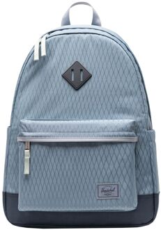 Herschel Supply Co. Heritage Backpack blue melange diamond/sea storm Blauw - H 46 x B 31 x D 14 cm
