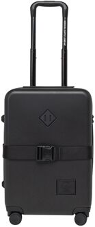 Herschel Supply Co. Heritage Hardshell Large Carry On Expandable black hardcase koffer Zwart - H 49,53 x B 34,29 x D 24,13 cm