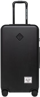 Herschel Supply Co. Heritage Hardshell Medium Luggage black hardcase koffer Zwart - H 69 x B 40 x D 30 cm