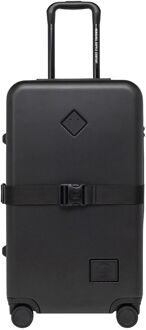 Herschel Supply Co. Heritage Hardshell Medium Luggage Expandable black hardcase koffer Zwart - H 64 x B 37 x D 31 cm