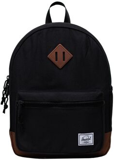 Herschel Supply Co. Heritage Kids Backpack black/saddle brown Zwart - H 35 x B 27 x D 13