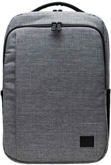 Herschel Supply Co. Kaslo Daypack Tech raven crosshatch rugzak Grijs - H 34 x B 29 x D 13 cm
