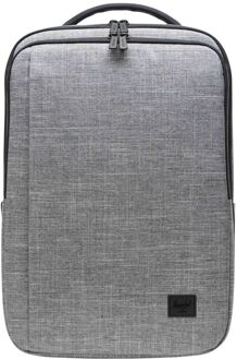 Herschel Supply Co. Kaslo Travel Backpack Tech raven crosshatch weekendtas handbagage Grijs - H 47 x B 30.5 x D 23 cm