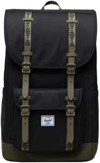 Herschel Supply Co. Little America Backpack black/ivy green backpack Multicolor - H 48 x B 28 x D 18