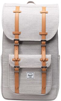 Herschel Supply Co. Little America Backpack light grey crosshatch backpack Grijs - H 48 x B 28 x D 18