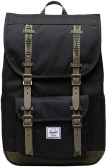 Herschel Supply Co. Little America Mid Backpack black/ivy green backpack Multicolor - H 43 x B 28 x D 13