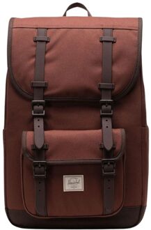 Herschel Supply Co. Little America Mid laptop laptop rugzak bitter chocolate/dark roast Bruin - H 43 x B 28 x D 13 cm